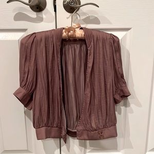 Cropped blouse / light jacket